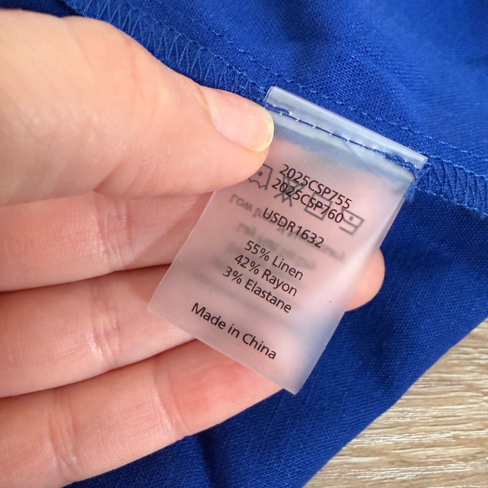 NWT Universal Standard cabana kaftan cobalt Blue V-Neck Women’s Sz S/14-16 - Picture 7 of 8